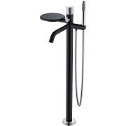 Смеситель для ванны Boheme Stick 129-BCR.2 хром/чёрный