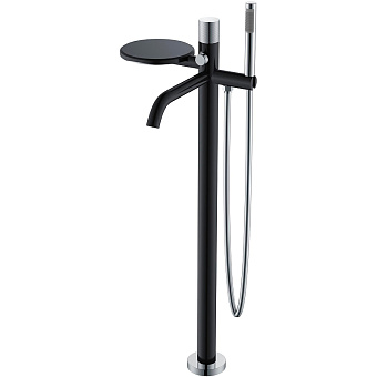 Смеситель для ванны Boheme Stick 129-BCR.2 хром/чёрный