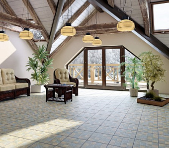 Матовый керамогранит BERYOZA CERAMICA Тренто 614514 ТЕРРАКОТОВЫЙ 29,3х29,3см 1,2кв.м.