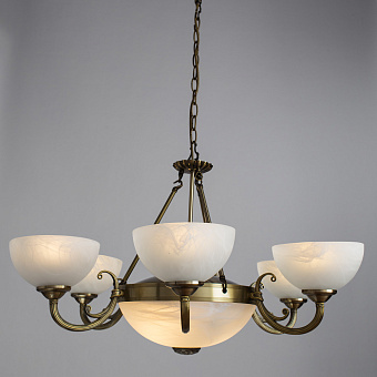 Люстра подвесная Arte Lamp WINDSOR A3777LM-6-2AB 80Вт 8 лампочек E14