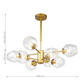 Люстра Favourite Recens 2625-8P 320Вт 8 лампочек E27