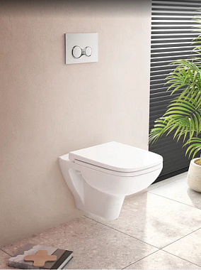 Унитаз подвесной VITRA S20 7508B003-0075 безободковый без микролифта