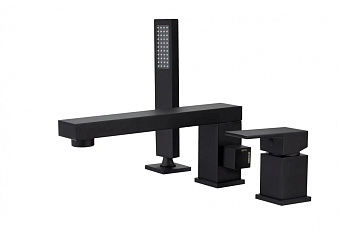 Смеситель для ванны D&K Bayern.Liszt DA1514905 чёрный