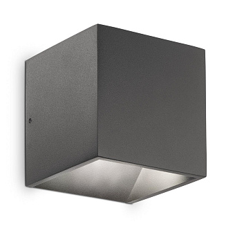 Светильник фасадный IDEAL LUX RUBIK 149738 9Вт IP44 LED антрацит