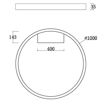 Светильник потолочный Maytoni Rim MOD058CL-L65W4K 61Вт LED