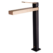 Смеситель для раковины Maxonor PL1183 Черный/Золотой