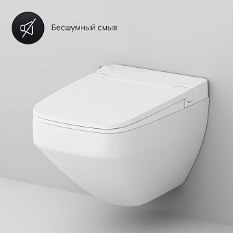 Унитаз подвесной AM-PM Inspire 2.0 CCC50A1700SC безободковый с микролифтом