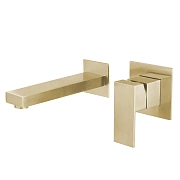Смеситель для раковины Abber Daheim AF8212G золото матовое