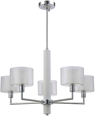 Люстра подвесная CRYSTAL LUX MAESTRO MAESTRO SP-PL5 CHROME 300Вт 5 лампочек E14