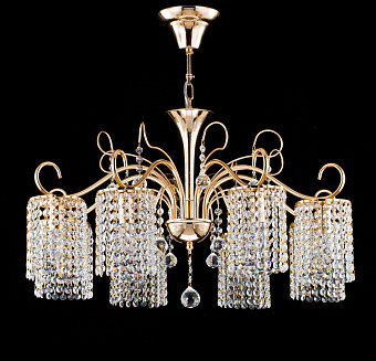 Люстра подвесная Freya Leona FR1127-PL-08-G 40Вт 8 лампочек E14