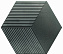 Настенная плитка WOW Metallic Edition 118558 Mini Hexa Canale Steel. 15х17,3см 0,578кв.м. глянцевая