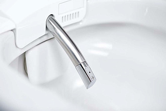 Унитаз подвесной VITRA V-Care 5674B003-6194 безободковый с микролифтом