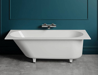 Ванна каменная SALINI ORNELLA 102311GRF S-Sense глянцевая 170х75см встраиваемая