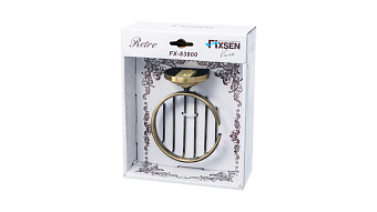 Мыльница FIXSEN RETRO FX-83809 античная латунь