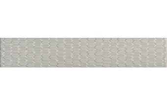 Бордюр KERAMA MARAZZI Левада LSB002 серый светлый глянцевый 7х40см 0,028кв.м.