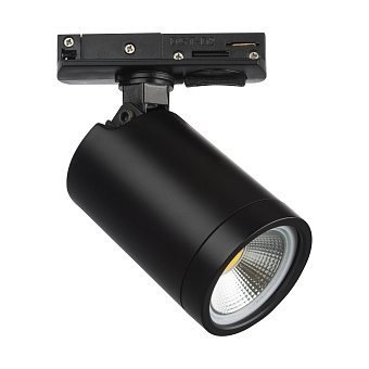 Трековый светильник Lightstar Rullo 212937 50Вт GU10 чёрный для однофазного трека