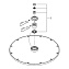 Верхний душ GROHE Rainshower Cosmopolitan 310 27477000 хром