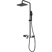 Душевая система WASSERKRAFT Thermo A11401 хром/чёрный матовый