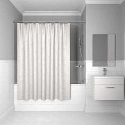 Шторка для ванной IDDIS Décor 490J200i11 180х180см бежевый