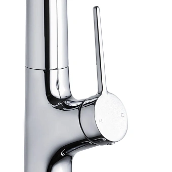 Смеситель для кухни Maxonor PL4094 поворотный излив хром