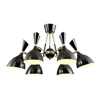 Люстра потолочная Odeon HALL 4665/6C 240Вт 6 лампочек E14