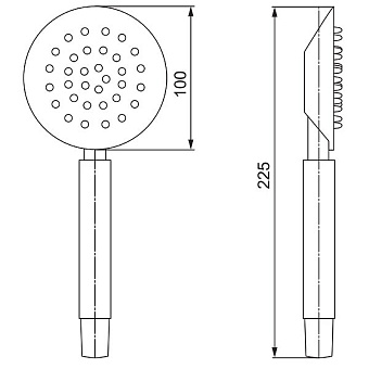 Ручной душ Paini Tivoli TICR155 хром