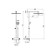 Душевая система Huber Chronos CRC7801021 хром