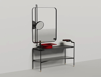 Консоль под раковину SALINI NINFEA 27N114 чёрный