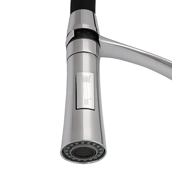 Смеситель для кухни Maxonor MN4450 гибкий излив чёрный