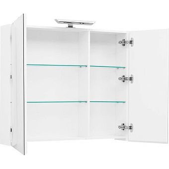 Шкаф зеркальный AQUANET Йорк 202090 20х100х87,3см с подсветкой