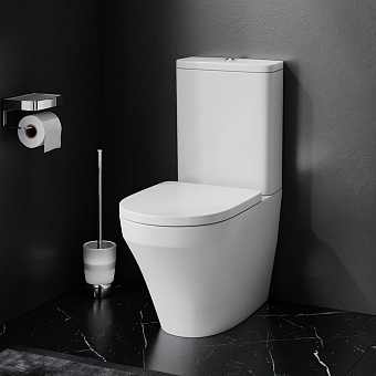 Унитаз напольный AM-PM Inspire C508607WH ободковый без сиденья