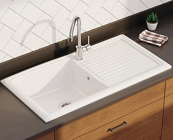Смеситель для кухни VITRA Minimax S A42091EXP поворотный излив хром
