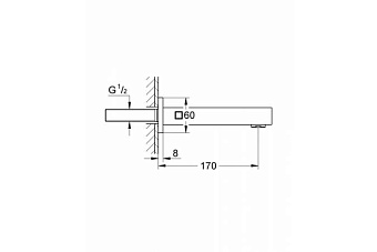 Излив GROHE 13303000