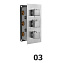 Смеситель для душа RGW Shower Panels 21140541-31 SP-41 хром