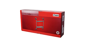Полка в ванную прямоугольная FIXSEN BEST FX-71622 2-ярусная 12,5х41см хром