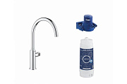 Смеситель для кухни GROHE Blue 119710 высокий излив хром