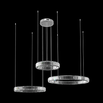 Светильник подвесной Loft It Crystal ring 10135/3 Chrome 387Вт LED