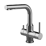 Смеситель для кухни LEMARK Comfort LM3061C поворотный излив хром