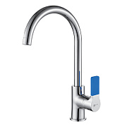 Смеситель для кухни LEMARK Aura LM0605C поворотный излив хром