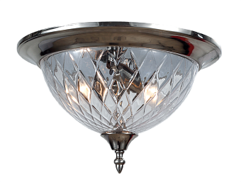 Светильник потолочный Newport 6400 6403/PL satin nickel 60Вт E14