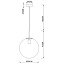 Светильник подвесной Arte Lamp VOLARE A1562SP-1PB 60Вт E27