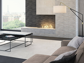 Настенная плитка KERAMA MARAZZI 13046TR серый светлый обрезной 89,5х30см 1,34кв.м. матовая