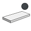 Плитка для ступеней ABK Blend PF60006955 Concrete Angolare Top Sx Iron Ret 120х32см 0,384кв.м. матовая