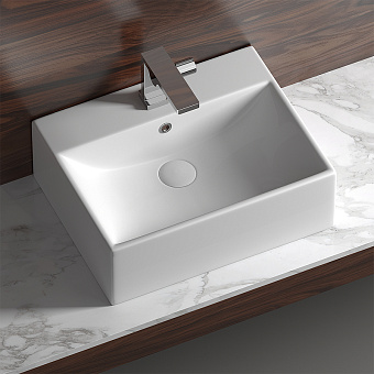 Раковина накладная Ceramica Nova ELEMENT CN6040 50х41см