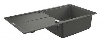 Мойка кухонная GROHE K400 31641AT0 100х50см серый