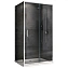 Угловое ограждение Abber Schwarzer Diamant AG301005-S1005 190х100см стекло прозрачное