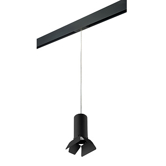 Трековый светильник Lightstar Rullo PRORP487437 50Вт GU10 чёрный для однофазного трека