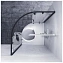 Угловое ограждение AM-PM X-Joy Twin Slide W88G-205-090BT64 180х90см стекло прозрачное