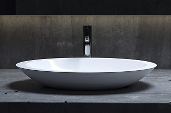 Раковина накладная SALINI CALLISTA 1101202SM S-Stone матовая 57,5х35см
