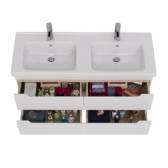 Тумба под раковину подвесная LEMARK Olivia LM08OL125T 45х120х54см